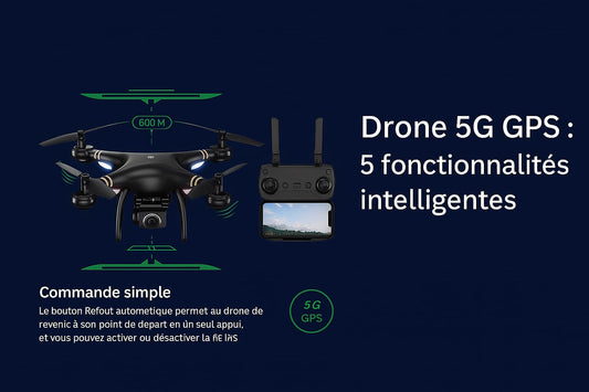 Drone 5G GPS : 5 fonctionnalités intelligentes qui changent tout