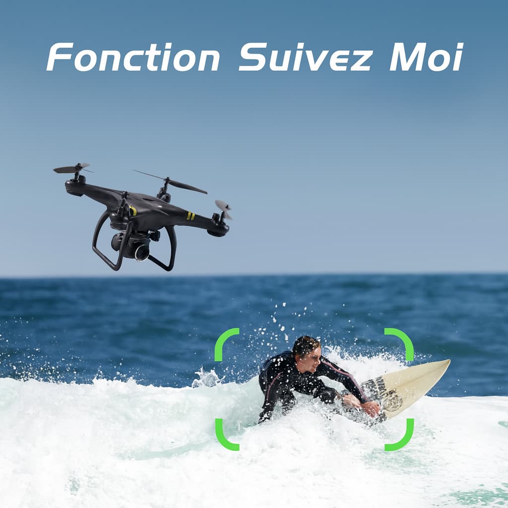 Drone 5G NovaDrone – Caméra ESC stabilisée & longue autonomie